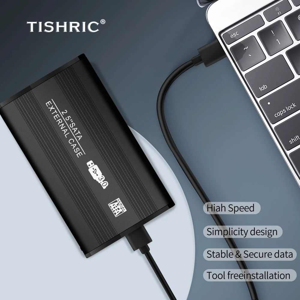 External hard drive case 2.5 Inch HDD Case SATA 3.0 to USB 3.0/2.0 Hard Drive Enclosure SSD Case HDD Box