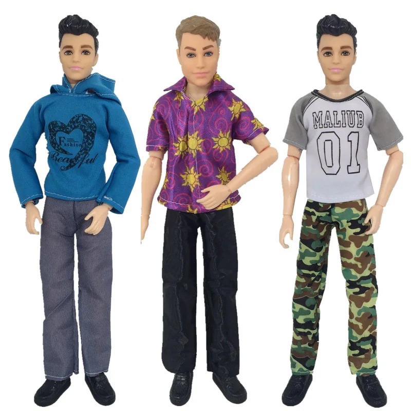 Ken-ropa para muñeca para hombre, traje informal, sudadera, pantalones, traje de fiesta de boda, ropa de muñeca para hombre, accesorios para muñecas de 30cm