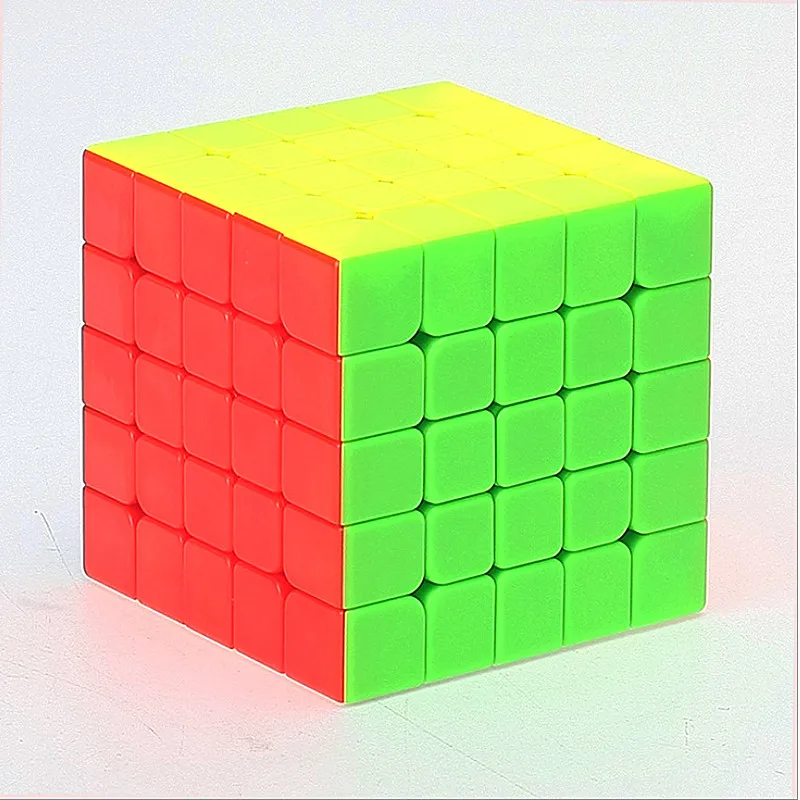 stickerless QIYI MOFANGGE Wushuang 5x5x5 скоростной куб MOFANGGE 5x5 головоломка волшебный куб QIYI wushuang 5x5 волшебный куб Развивающие детские игрушки - Цвет: stickerless