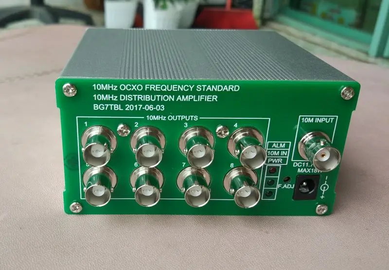 BG7TBL 10 МГц усилитель распределения частота Стандартный 8 Порт выход