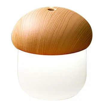 

USB Mini Portable Car Humidifier for Travel,Personal Air Mushroom Humidifier with Night Lights