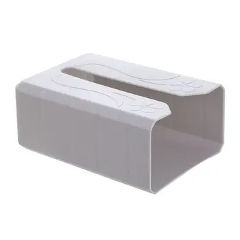

Self Adhesive Tissue Box Napkin Holder Wall Mounted Garbage Bag Dispenser Rack For Home KIitchen
