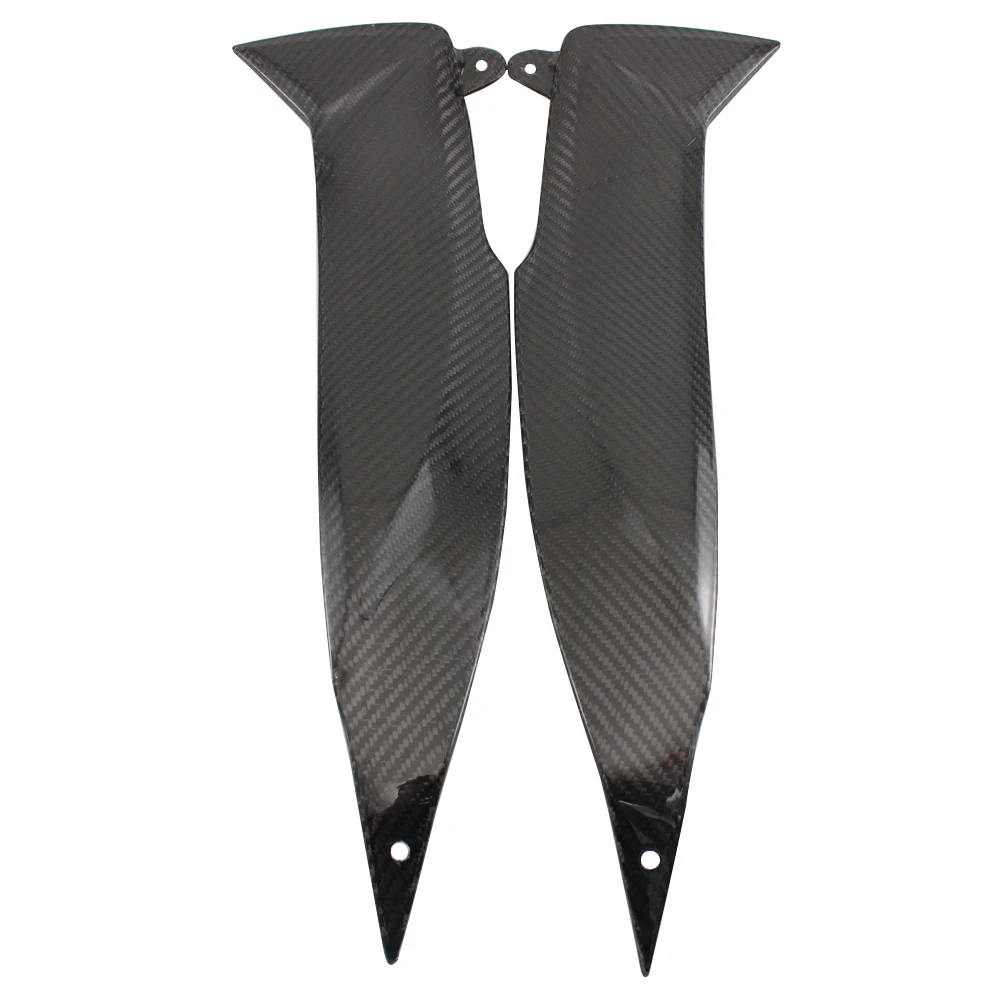 

Motorcycle Real Carbon Fiber Fuel Gas Tank Side Covers Panel Fairing Protector Heat Proof For SUZUKI GSXR1000 GSXR 1000 K9 09-15