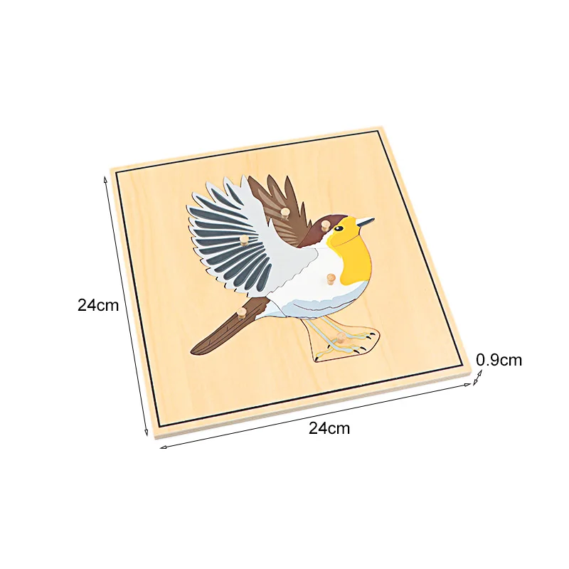 Children Educational Toys Montessori Materials Biology Wooden Skeleton Puzzle Frog Horse Tortiose Fish Bird Animal Toys for Boy educational toys