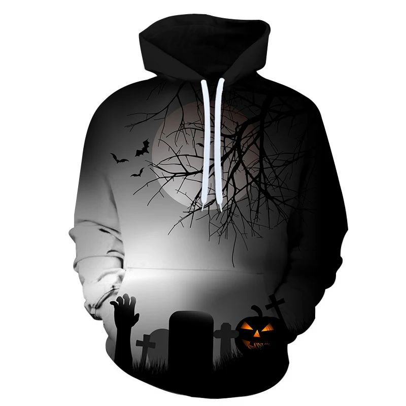 New skull-and-skull-and-hoodie and sweatshirt 3d-printed mystery figures hoodie and hoodie jacket autumn and winter