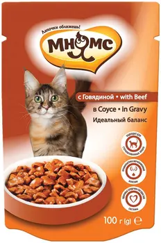 

MNYAMS MNYAMS perfect balance for adult cats with beef sauce 100g