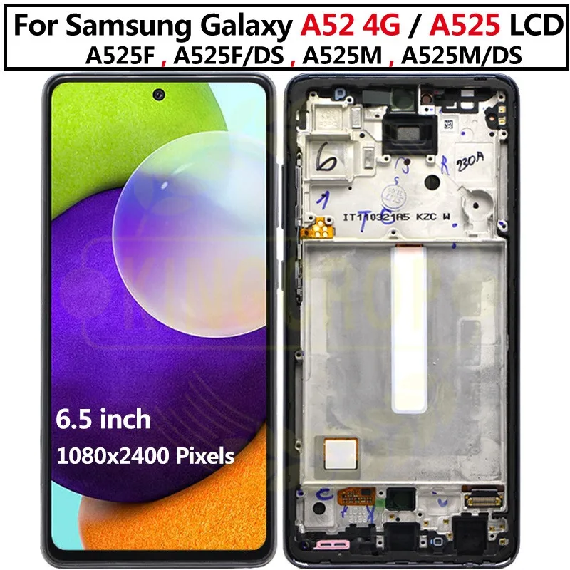 ForSamsungA524GA525A525BDisplaylcdforSamsungA52lcdA525Flcd