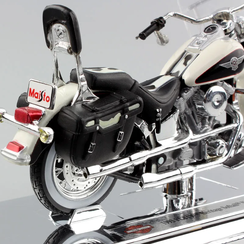 1:18 весы maisto 1993 FLSTN Heritage Softail Nostalgia Moo cow Glide tour Diecasts транспортные средства moto rcycle мото чоппер велосипед игрушки