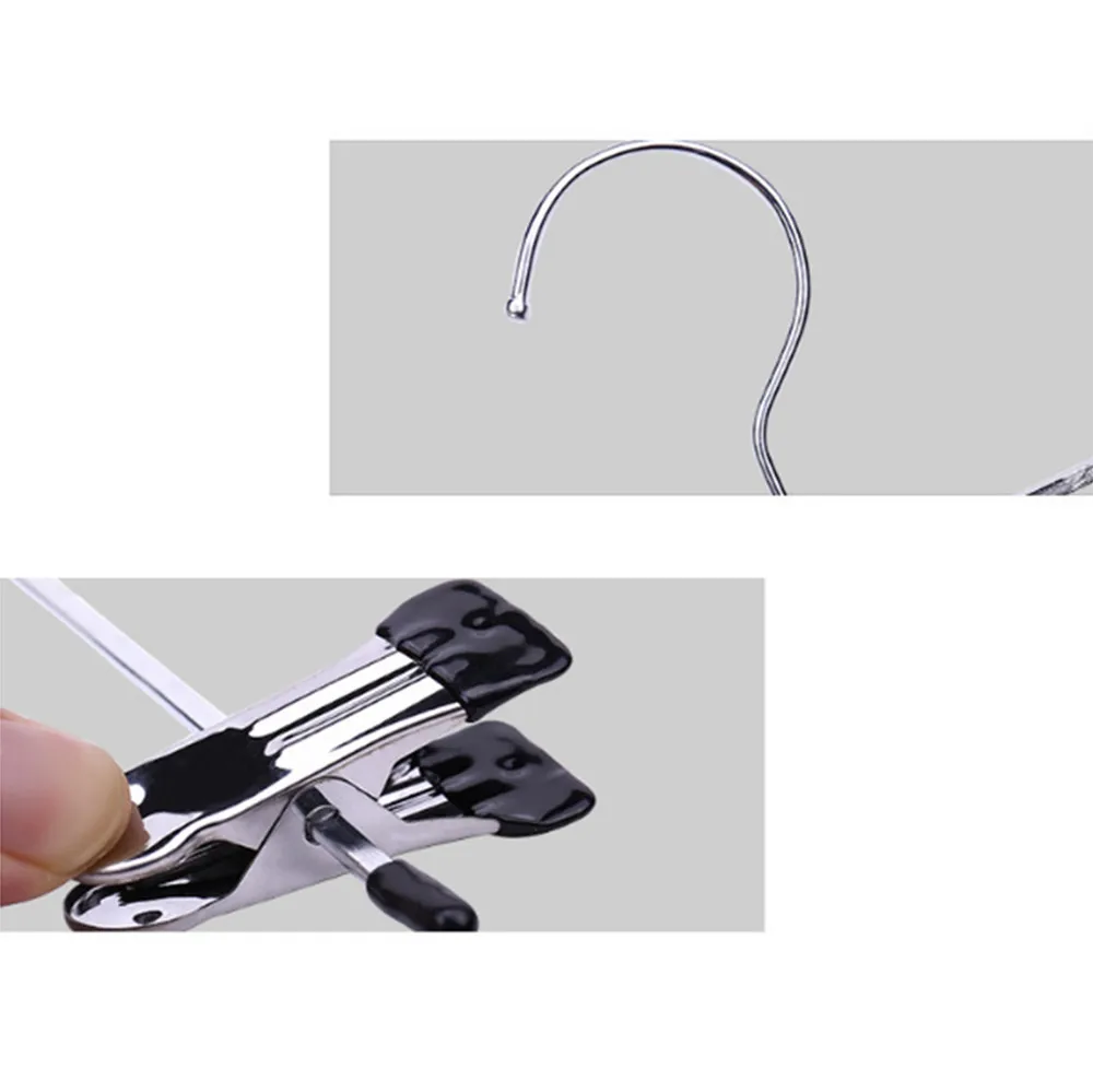 clothes hangers Clip Hanger for closet 10PCS Metal clips Coat Skirt Dress Blouse bulk shirt Wholesale (4)
