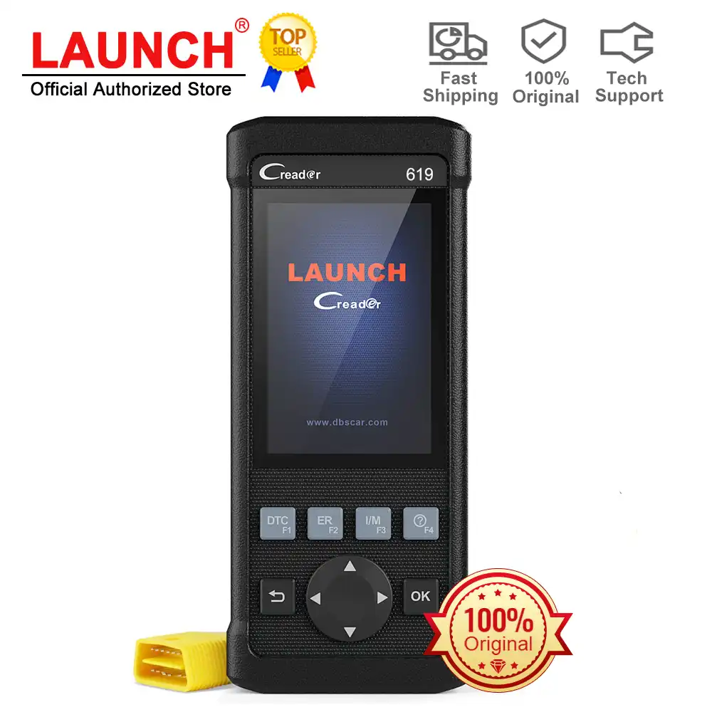 起動cr619車診断スキャナobd2スキャナエンジンabs Srsエアバッグ車のスキャナlaunch Obdii自動車診断ツール コードリーダー スキャンツール Aliexpress