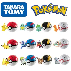 Pokemon 20 Models 6.8 Cm Pokémon Mini PokeBall And 2-3 Cm Animation Action  Figure Children Interactive Play House Toys Gift