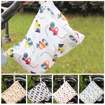 

Newborn Diaper Nappy Bag Baby Travel Diaper Bag Waterproof Cartoon Small Wet Bags for Mommy Storage Stroller Accessories