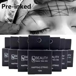 Mapping pre-ink string Microblading eyebow Makeup Dyeing Liners Thread for Semi Permanent Positioning Eyebrow Measuring Tool OEM Mapping pre-ink string Microblading eyebow Makeup Dyeing Liners Thread for Semi Permanent Positioning Eyebrow Measuring Tool OEM
