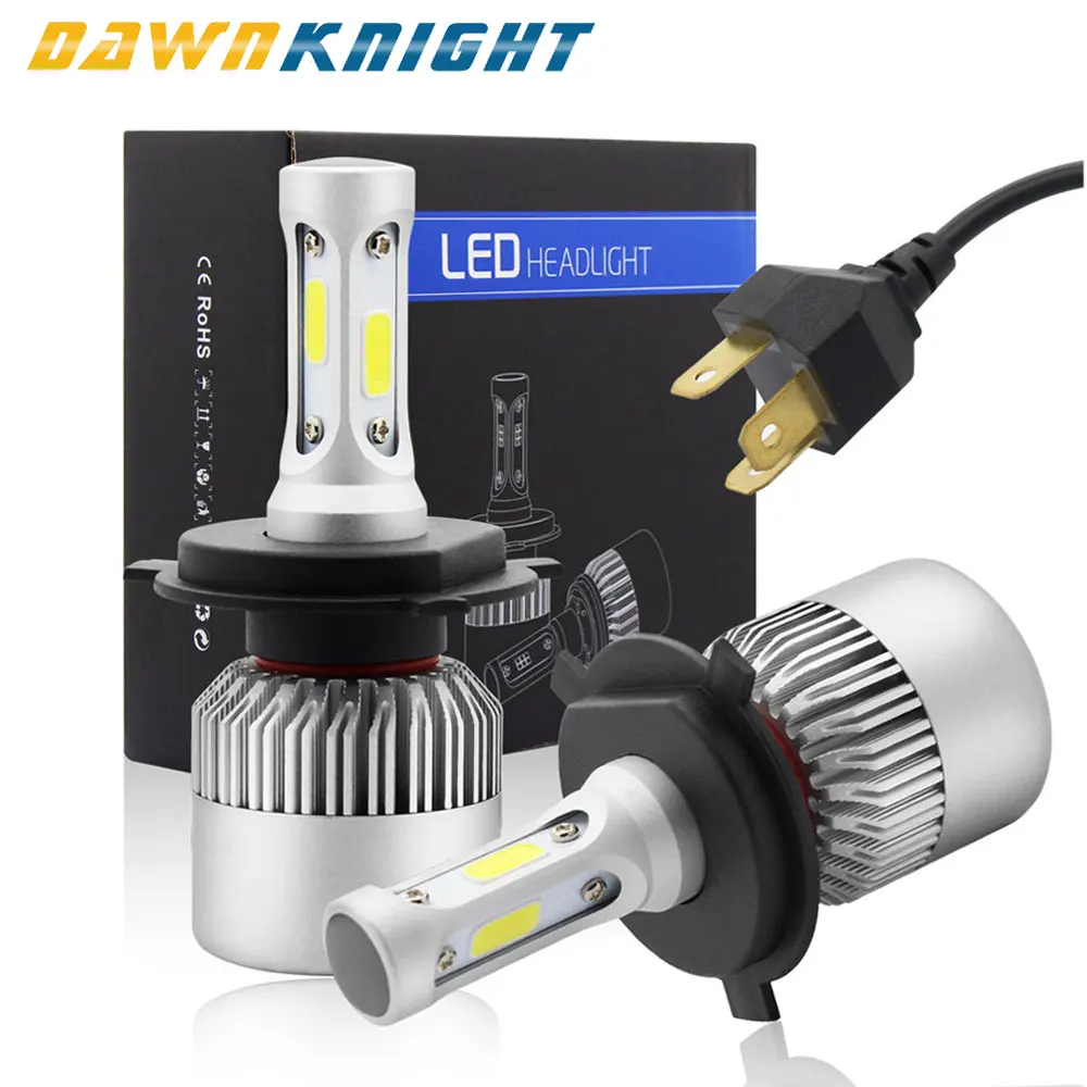 

Turbo H7 Led Bulbs H1 H3 H4 H8 H11 9005 HB3 9006 HB4 9012 H27 880 9004 HB1 9007 HB5 H4 Led Lamp 8000LM 12v 24V S2 Led Car light