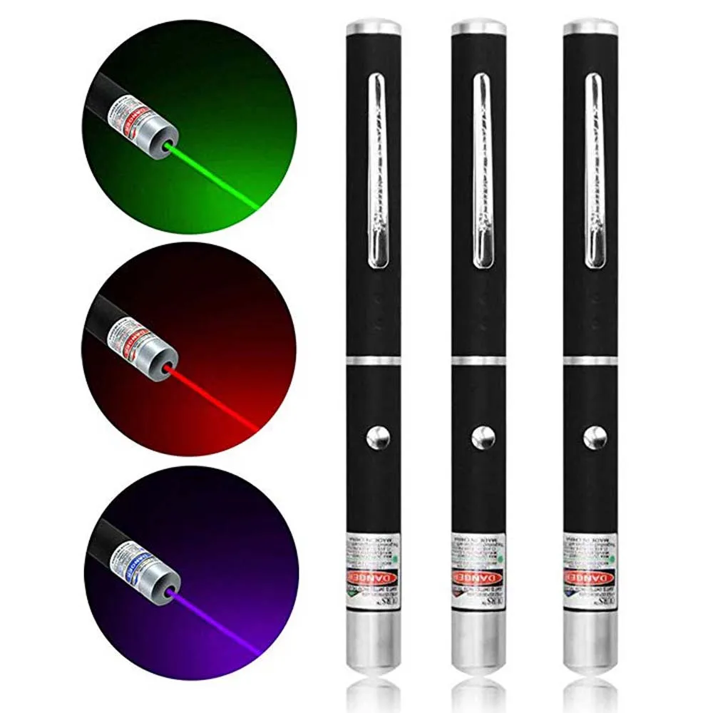 

Green Laser Pointer 5MW Blue Red Dot High Power Lasers Light Pen Powerful Hunting Laser Without Battery