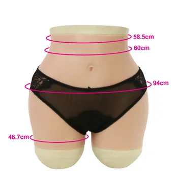 Hauteur 160-180cm seins Crossdressing hanche rehausseur Silicone culotte glisser reine transexuelle fesses sous-vêtements doux femmes Cosplay