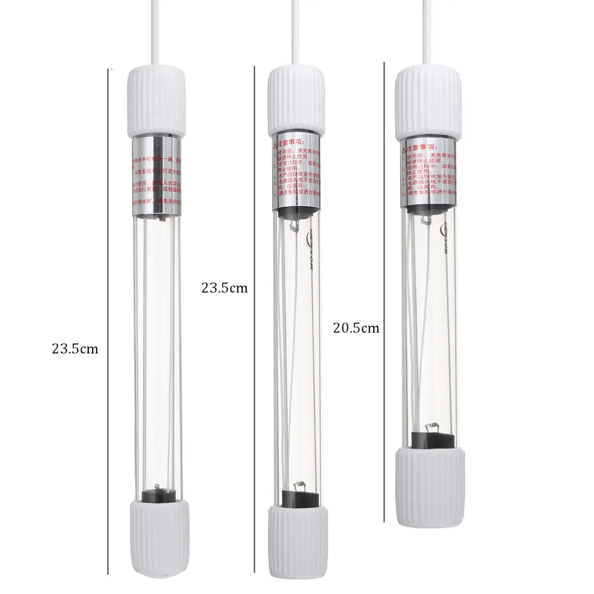 5W 9W 13W Submersible Aquarium Fish Tank Light Lamp Pond UV Sterilizer Water Clean Light LED Bar Light Aquariums Decor Lighting
