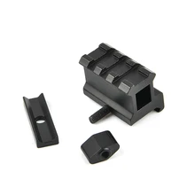 Охотничий Тактический 3 слотов для карт Сфера стояк адаптер кронштейн для 20 мм Picatinny Вивера короткая сторона Железнодорожный стояк крепление основания