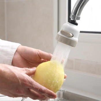 

Kitchen Faucet Kitchen Moveable Flexible Tap Head Shower Diffuser Rotatable Nozzle Adjustable Booster Faucet Kitchen Accessories