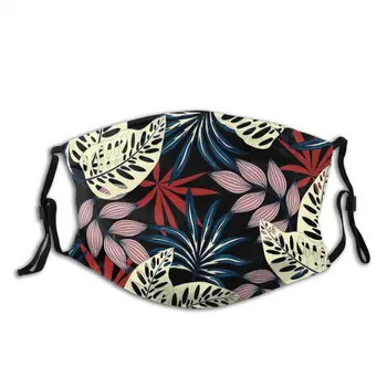 

Tropical Exotic Jungle Reusable Face Mask Hawaiian Anti Bacterial Dust Mask With Filters Protection Mask Respirator Mouth Muffle