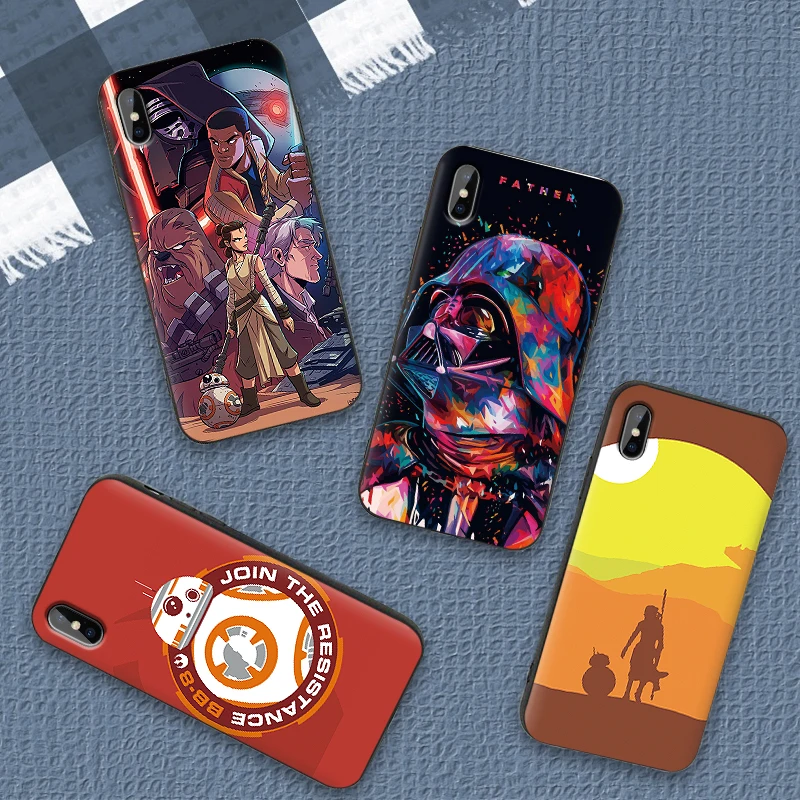Для Xiaomi Redmi 7 Note 4X 5A 16G 32G GO 7A K20 pro 6 5 8 Pro роскошный черный чехол для телефона с принтом