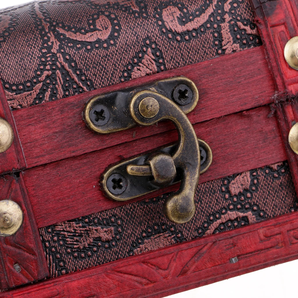 Китайский Винтажный стиль деревянная коробка ювелирных изделий шпилька коробка для хранения с окошком коробки