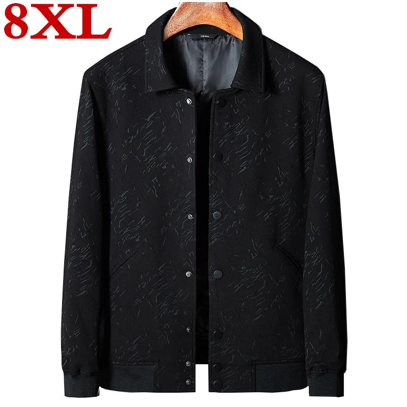 

plus size 8XL New Arrival autumn Men's Jackets Fashion Coats Male Casual Stand Collar Jacket Men Outerdoor Overcoat