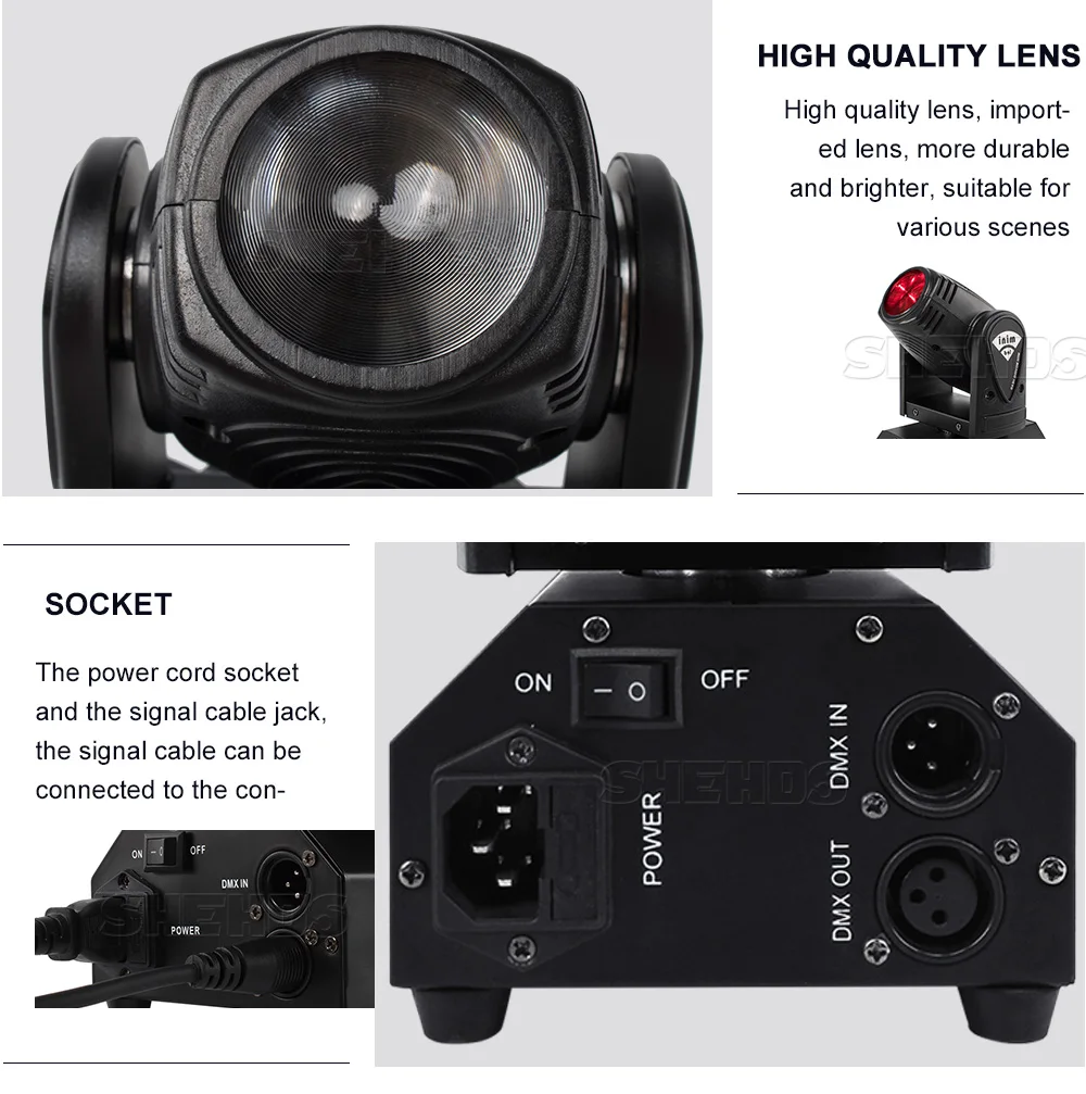 Günstige Mini RGBW LED 10W FÜHRTE Strahl moving head Licht High Power 10Watt Quad Stroboskop LED Starken Strahl Licht für Party Disco DJ Licht