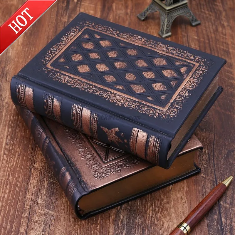 Leather Retro Vintage Diary Journal Notebook Blank Hard Cover Sketchbook Paper Stationery Travel School Sdudent Gifts