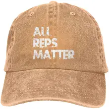 All Reps Matter Регулируемая Новинка джинсовая кепка для женщин и мужчин