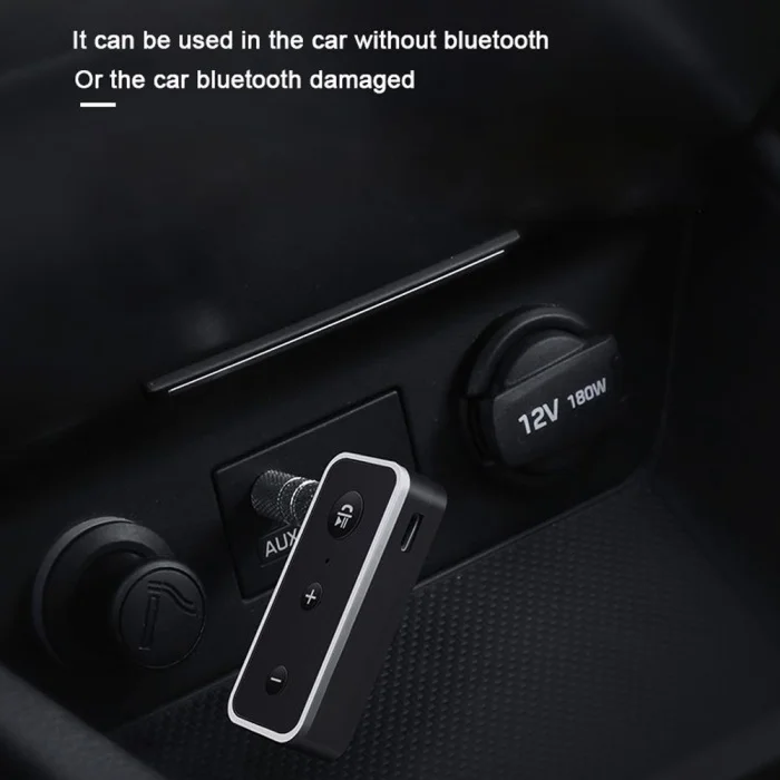 Беспроводной Bluetooth 5,0 приемник 3,5 мм AUX стерео выход аудио адаптер Hands-Free автомобильный комплект VDX99