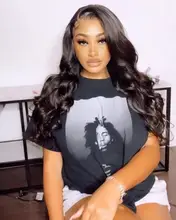 Allove de la onda del cuerpo de la peluca con malla Frontal transparente 13x4 peluca Frontal de encaje pelucas de cabello humano para las mujeres negras 28 30 pulgadas peluca con malla Frontal