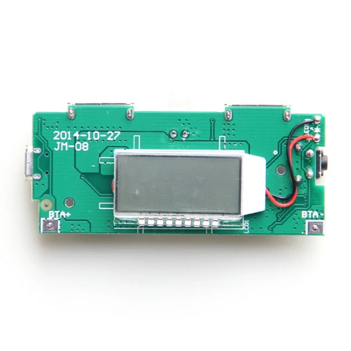 

Mobile Power 3.7V Liter 5V Dual USB High Efficiency Synchronous Rectification Precision LCD Power Display Boost Board PCBA