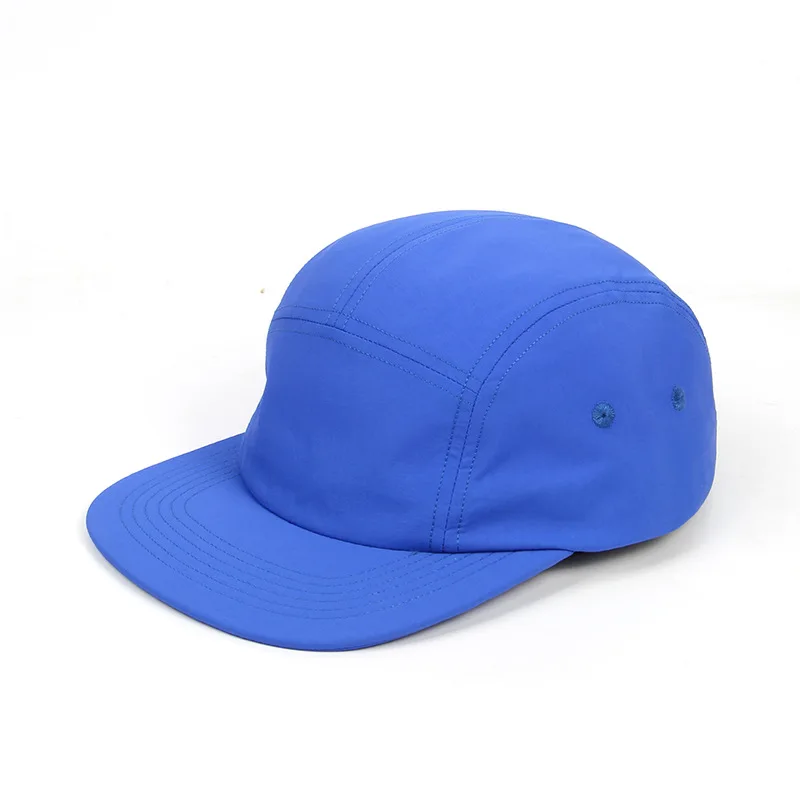 Custom Logo Spring and Summer 5 Panel Baseball Cap Quick-drying Waterproof Nylon Hat Bomber Camping Sports Leisure Cap Unisex 6