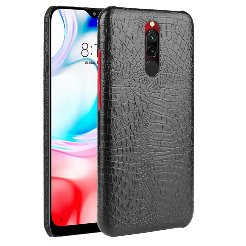 Xiaomi Redmi 8 Case Luxury PU Leather Back Cover Protective Phone for Redmi8 M1908C3IC PC Hand |