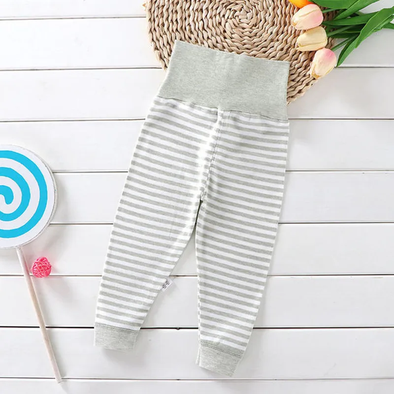 Детские штаны из 100% хлопка детские леггинсы с мультяшными рисунками для