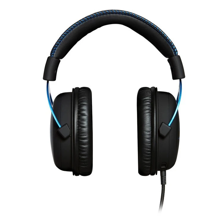 Гарнитура HyperX Cloud Blue проводная, 15–25000 Гц, 60 Ом, 98 дБ, цвет: черный/синий