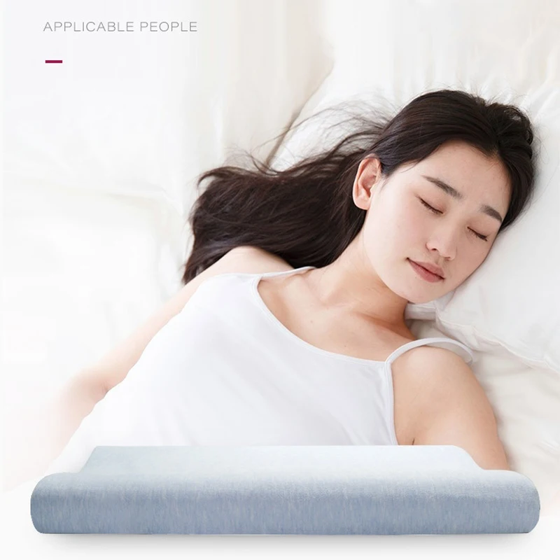 Memory Foam Low Soft Pillow Neck Spine Protection Thin Pillow for Children Teenager Adult Pregnant Health Care Pillow 3