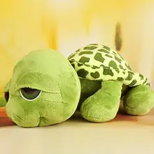 Jouet en peluche pour bébé, tortue aux grands yeux, Super vert, 20CM