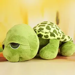 20CM Cute Baby Super Green Big Eyes Stuffed Tortoise Turtle Animal Plush Baby Toy Gift Hot