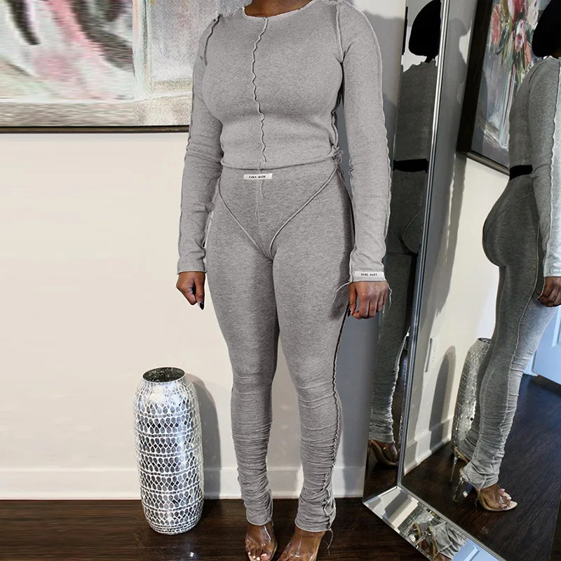 Новинка Осень 2021 Женский комплект из двух предметов модный дизайнерский