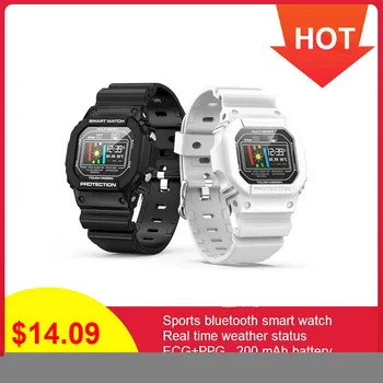 

696 X12 Smart Watch waterproof Heart Rate Blood Pressure ECG PPG watch Monitor Bracelet for Swimming men Wristwatch passometer