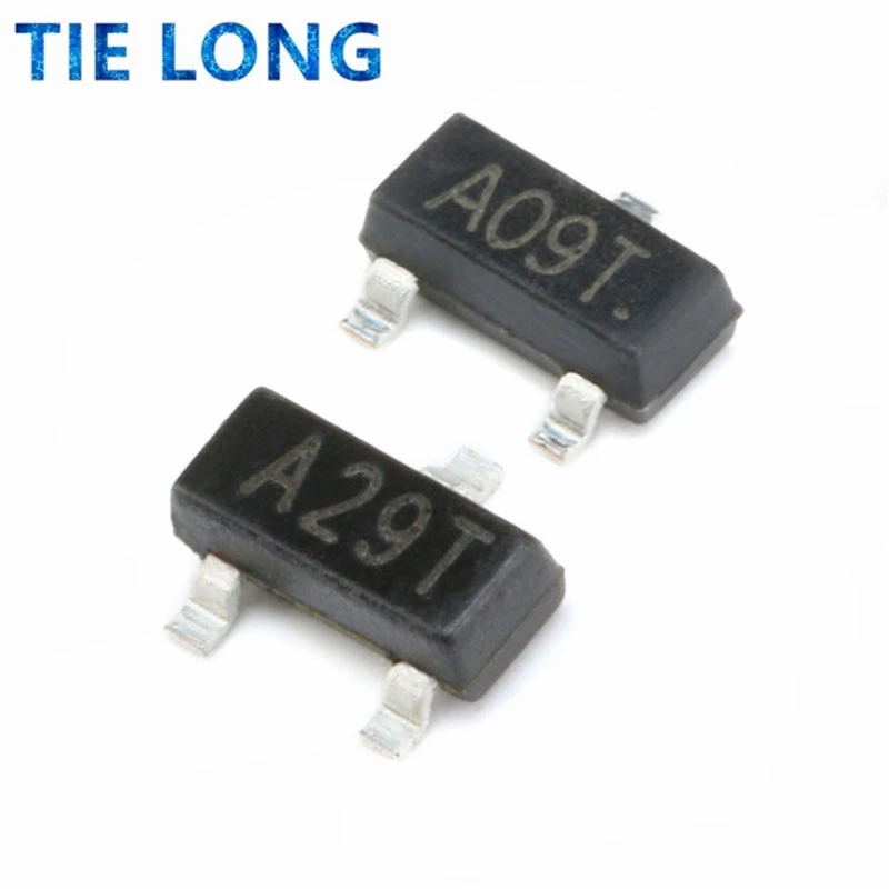 Transistor SMD, AO3400, A09T, AO3401, A19T, AO3402, A29T, 50 unidades ...