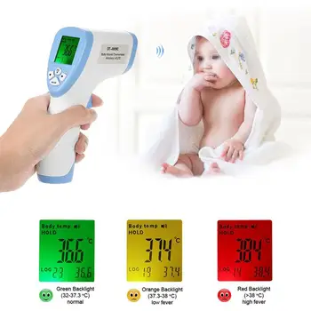 

Non-Contact IR Infrared Thermometer Multifunctional Mini Handheld Digital LCD IR Temperature Tester With Backlight