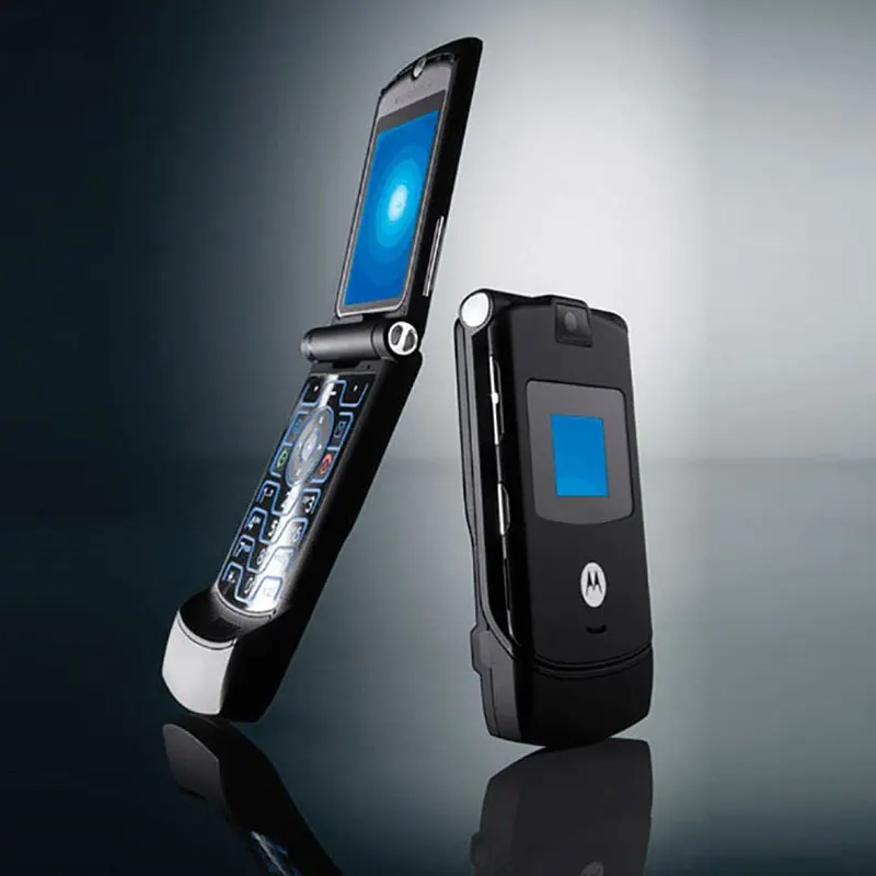 Motorola V3 Восстановленный-оригинальный разблокированный GSM четырехдиапазонный Razr