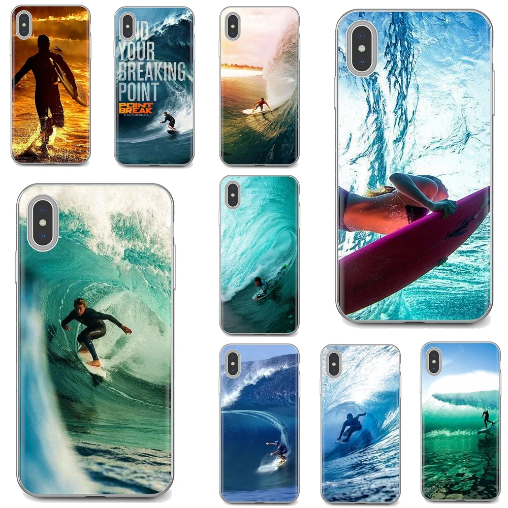 Мягкий ТПУ чехол для Huawei P8 P9 P10 P20 P30 P Smart 2019 Honor Mate 9 10 20 8X 7A 7C Pro Lite Sea Best Surf break Hawaii Ocean |