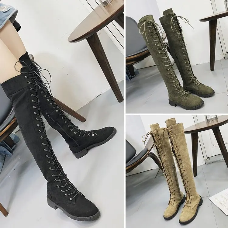 

Woman Winter High Heels Casual Wo