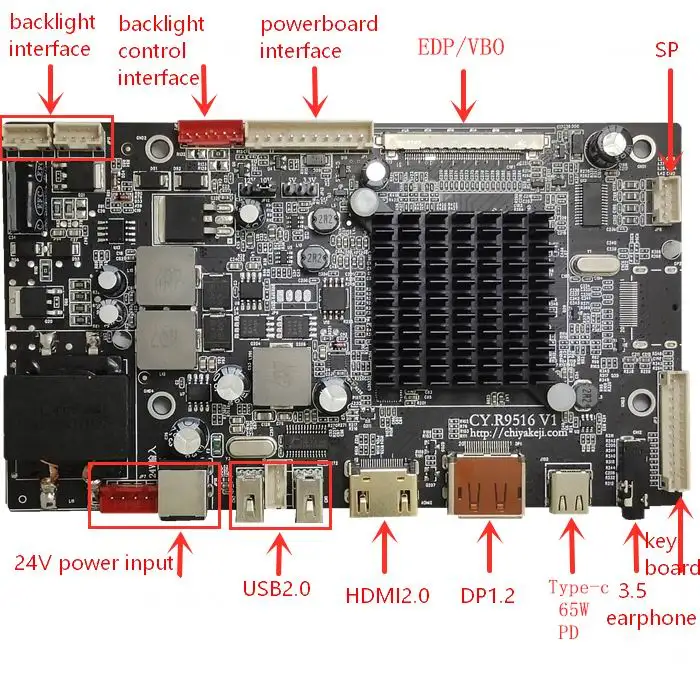 US $270.00 5K Driver DP14 Type C HDR Freesync 4K 144Hz DIY LCD AD Board