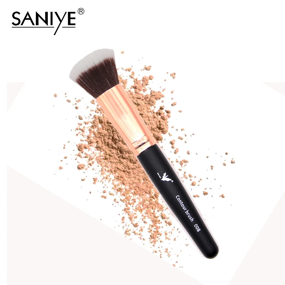 

SANIYE 1pcs Pro Cosmetic Contour Brush Bronzer Makeup Brush brochas maquillaje Face Brushes Makeup A008