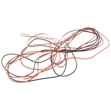 2x3 м 20 Калибр AWG силиконовый резиновый провод кабель красный черный гибкий